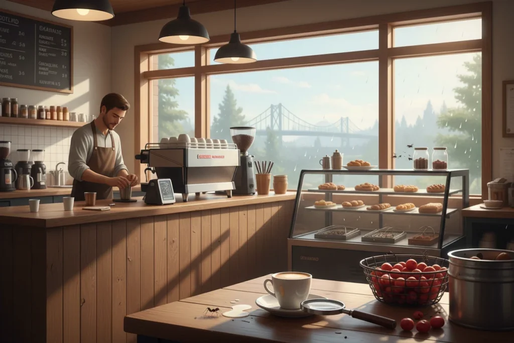 Coffee Shop Pest Control: Protecting Portland’s Cafes From Ants, Fruit Flies, and Rodents